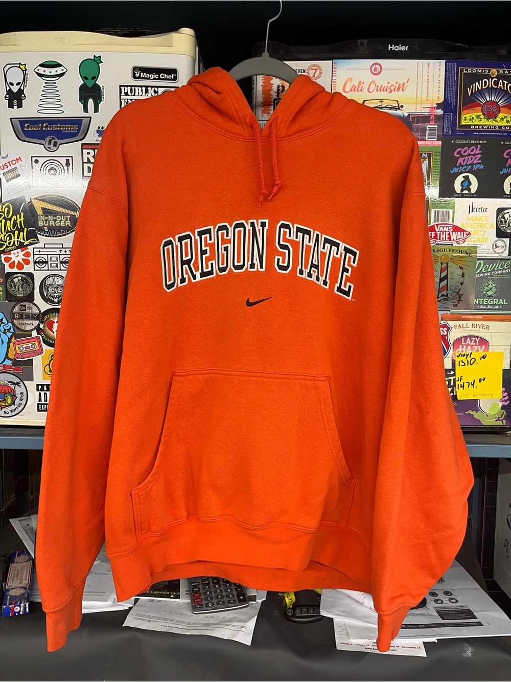 Y2K Oregon State Nike Center Swoosh Hoodie